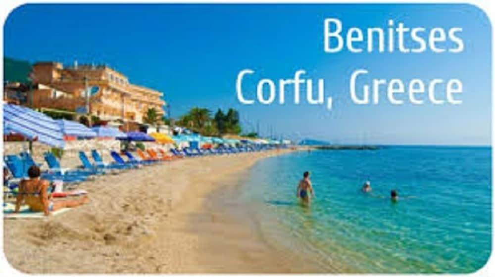 Kerkyra Beach Hotel & Apartments Benitses  Eksteriør bilde